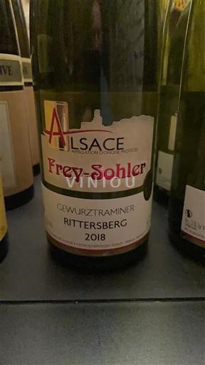 Alsace Gewurztraminer Frey-Sohler Rittersberg 2018
