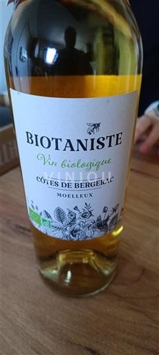 Vina Blanc moelleux Biotaniste Non millésimé Francija Jugozahod Côtes-de-bergerac AOC