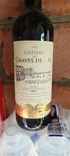 Burdeos Blaye-Côtes de Burdeos Château Les Graves de Cau 2011