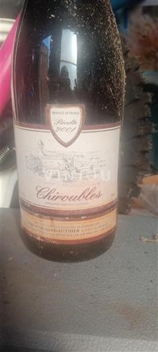 Beaujolais Chiroubles Château Cave du Château de Chénas 2001