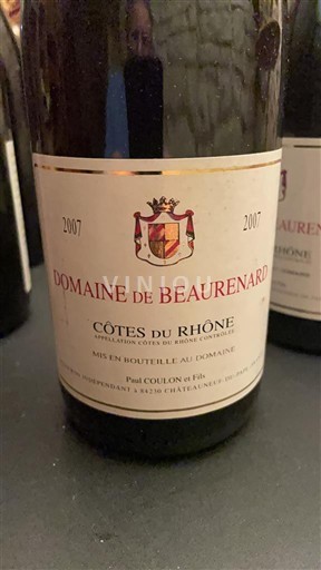 Údolí Rhôny Côtes-du-Rhône Domaine Beaurenard 2007