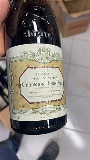 Vale do Ródano Châteauneuf-du-Pape Domaine Saumades 2014