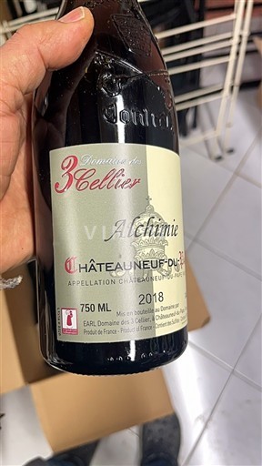 Vale do Ródano Châteauneuf-du-Pape Domaine S 3 Cellier Alchimie 2018