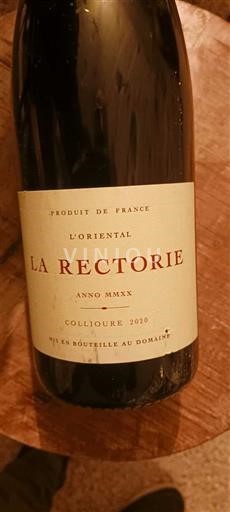 Roussillon Collioure La Rectorie L'Oriental 2020