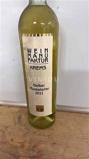 Нижня Австрія Кремсталь Weinmanufaktur Krems Gelber Muskateller 2011
