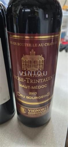 Bordeaux Haut-Médoc Château Rose-Trintaudon 2015