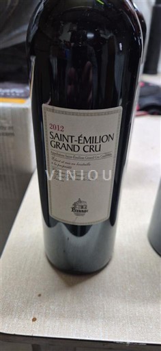 Bordeaux Saint-Émilion Grand Cru Grand Cru Récoltant à Saint-Émilion 2012