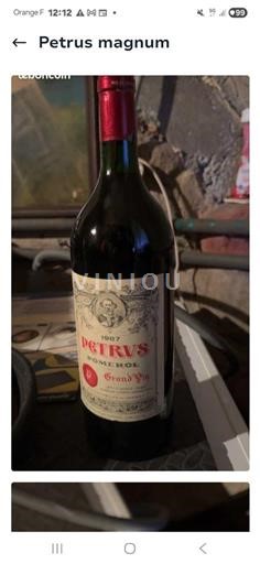 Bordeaux Pomerol Petrus 1987