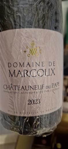 Thung lũng Rhône Châteauneuf-du-pape Domaine Marcoux 2023