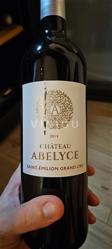 Bordeaux Saint-Émilion Grand Cru Chateau Abelyce 2015