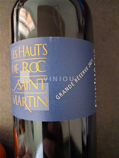 Wines Rouge sec Grande Réserve Les Hauts de Roc Saint Martin 2021 France Languedoc AOC