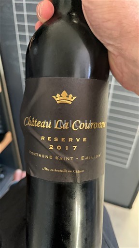 Бордо Монтань-Сент-Емільйон Château La Couronne Réserve 2017