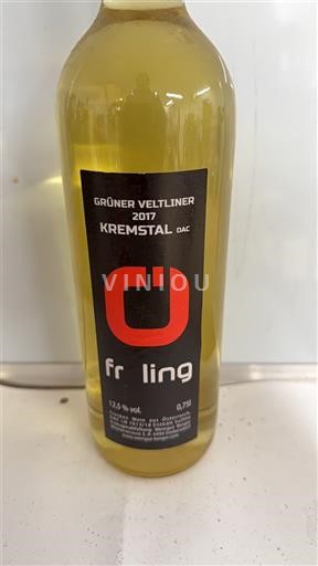 Hạ Áo Kremstal DAC Frühling Grüner Veltliner 2017