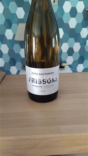 Burgundi Bourgogne Chardonnay Cyril Gautheron Frissons 2024