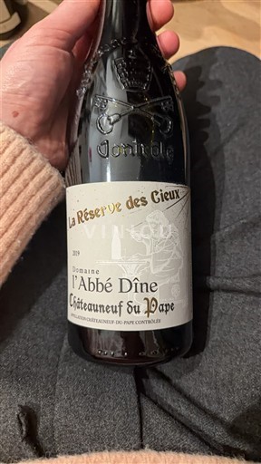 Rhônetal Châteauneuf-du-Pape Domaine l'Abbé Dîne La Réserve des Cieux 2019