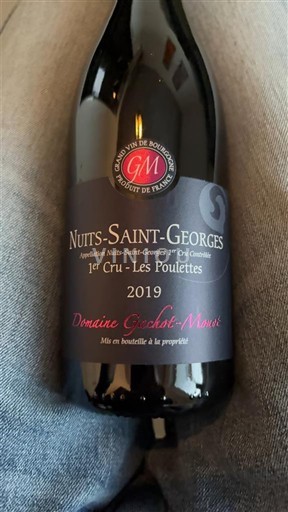 Burgundija Nuits-Saint-Georges Premier Cru Domaine Gechet-Monin Les Poulettes 2019