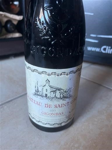 Rhônen laakso Gigondas Château Saint Cosme 2013