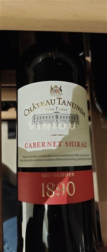 Australia Meridional Valle de Barossa Château Tanunda Cabernet Shiraz 2020