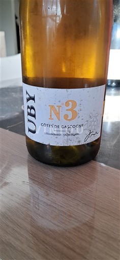 Viinit Blanc sec N°3 Uby 2017 Ranska Lounais-Ranska Gascognen rinteet IGP