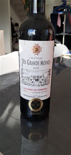 Bordeaux Lalande-de-Pomerol Château S Grands Moines 2022