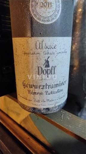 Alsácia Dopff au Moulin Réserve Particulière 2011