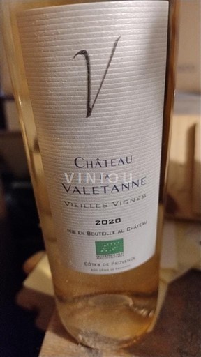 Víno Rosé sec Vieilles Vignes Château La Valetanne 2020 Francie Provence Côtes-de-Provence AOC