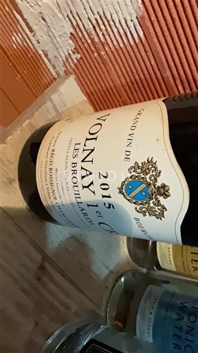 Burgundi Volnay Premier Cru Domaine Regis Rossignol Les Brouillards 2015