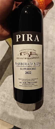 Piedmont Barbera d'Alba Cantina Luigi Pira Superiore 2022