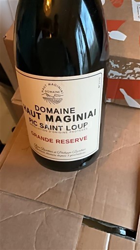 Languedoc Pic-saint-loup Domaine Haut Maginai Grande Réserve 2023