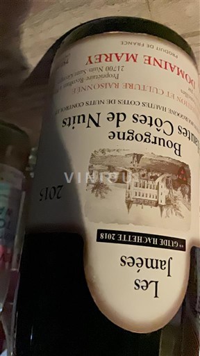 Burgundy Hautes Côtes de Nuits Marey Les Jamées 2015