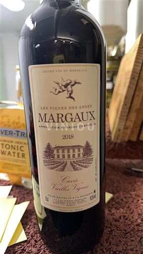 Bordeaux Margaux Les Vignes des Anges Vieilles Vignes 2018