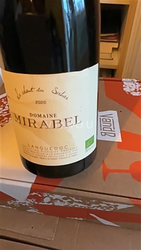 Wines Rouge sec Le Chant du sorbier Domaine Mirabel 2020 France Languedoc AOC