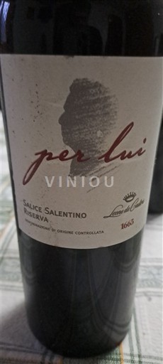 Apulia Wines Unspecified Leone de Castris Per Lui 2013