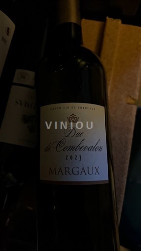 Bordeaux Margaux Duc de Combervalon 2023