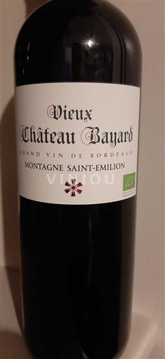 Bordeaux Montagne-saint-émilion Château Vieux Château Bayard Icke årgångsbetecknad