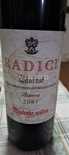 Campania Taurasi Mastroberardino Radici Riserva 2007