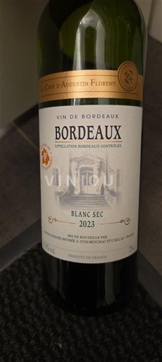 Bordeaux La Cuvée d'Augustin Florent 2023