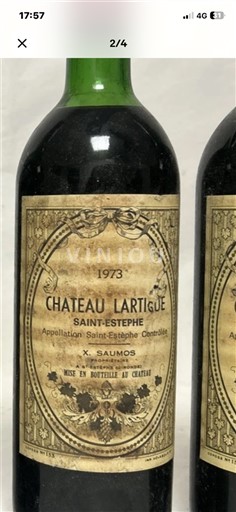 Burdeos Saint-Estèphe Château Lartigue 1973