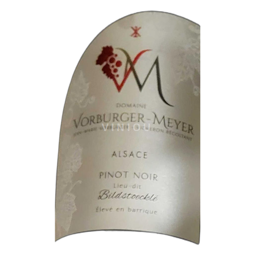 Elsass Pinot Noir Vignoble VORBURGER-MEYER Bildstoecklé 2022