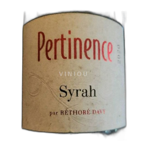 Loire Valley SCEA Réthoré Davy Syrah 2020