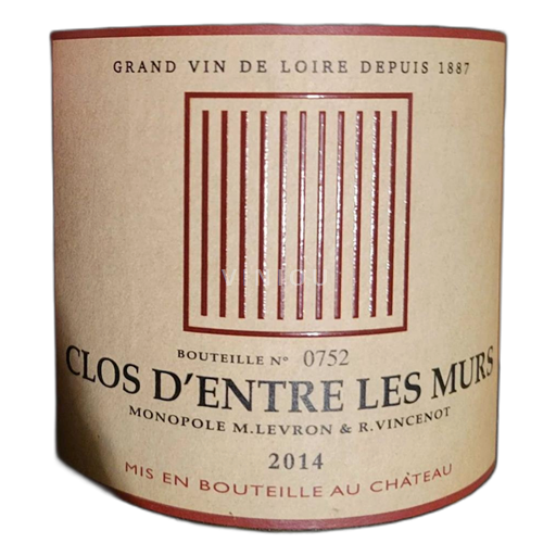 Loire-dalen Saumur Château Parnay Clos d'entre les murs 2014