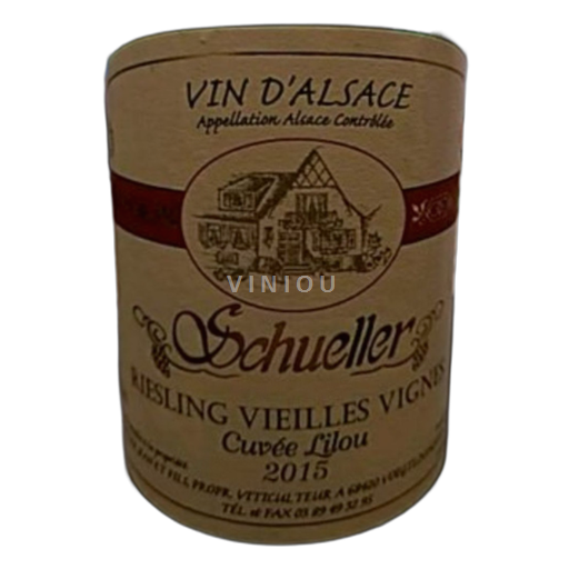 Alsace Riesling SCHUELLER Jean et Fils Vieilles Vignes - Lilou 2015