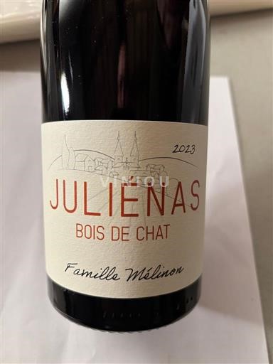 Beaujolais Juliénas Famille Mélinon Bois de Chat 2023