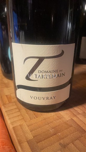 Loiren laakso Vouvray Domaine Tartemain 2022
