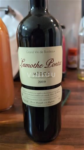 Bordeaux Médoc Lamothe Pontac 2019