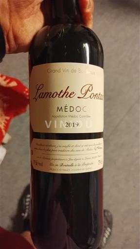 Burdeos Médoc Lamothe Pontac 2019