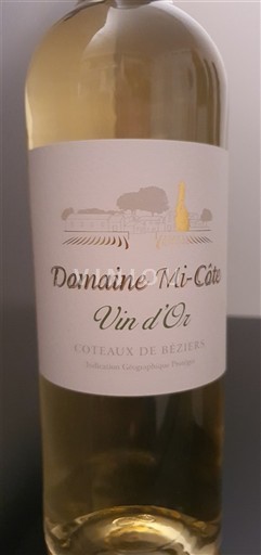 Лангедок та Руссійон Безьєрські Пагорби Domaine Mi-Côte Vin d'Or Без вінтажу