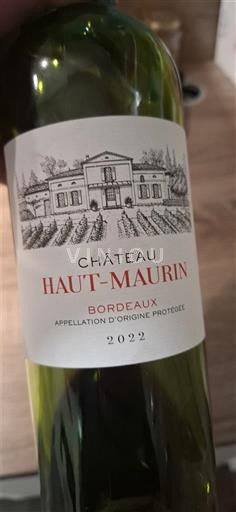 Bordeaux Château Haut-Maurin 2022