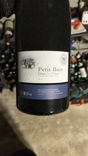 Rhônetal Côtes du Rhône Les Vignerons de Gaujac Petit Bois 2022