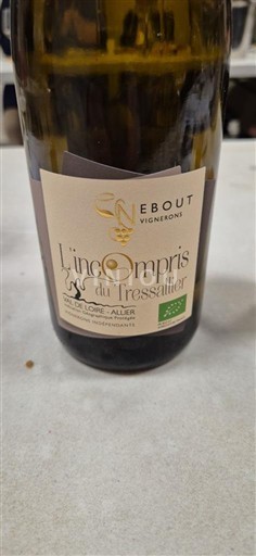 Vale do Loire Saint-Pourçain Nebout L'Incompris du Tressallier Não Sazonado